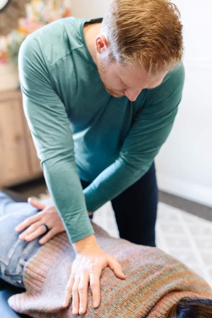 Chiropractic adjustment 
